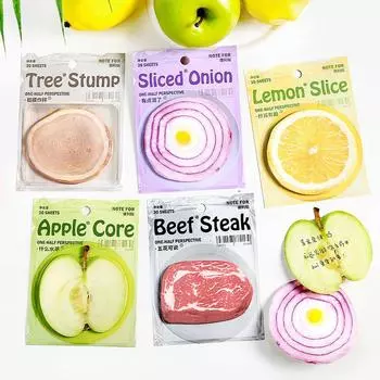 30 шт. милые липкие заметки фрукты липкие кавайные липкие заметки забавные липкие заметки милые блокноты липкие блокноты самоклеящиеся блокноты