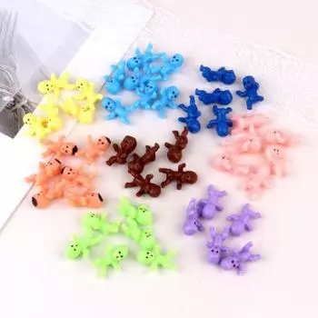 30 шт. Мини-фигурки для младенцев, многоразовые детские украшения, несъедобные украшения для торта на вечеринку по случаю объявления пола ребенка, украшение для кексов C