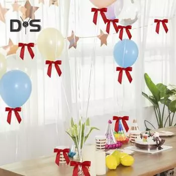 30 шт. Мини-ленты, банты, маленькие атласные банты для шитья, упаковки выпечки, создания открыток, украшений для рождественских свадеб, дней рождения, вечеринок фиолетовый