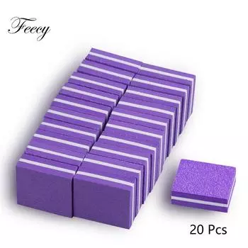 30 шт., мини-пилочки для ногтей, буферные блоки, двухсторонняя цветная губка, УФ-гель для ногтей, шлифовальная буферная пилочка для маникюра, педикюра