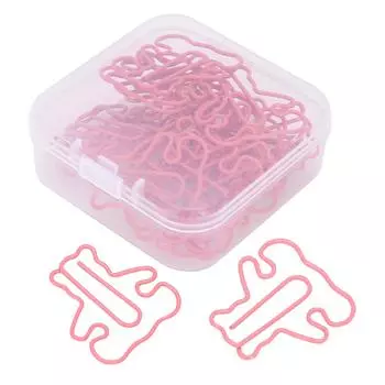 30 шт. Мини-закладки в виде медведя-скрепки для творчества, моделирования, украшения, школьные принадлежности