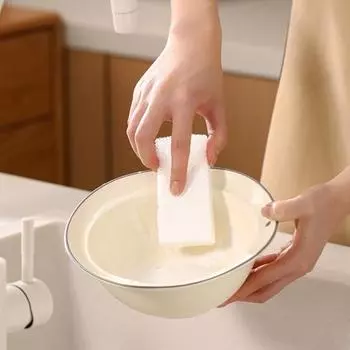 30 шт. многоразовые чистящие губки, эффективное пенообразование, не царапающая губка, многофункциональная скруббер для очистки металла