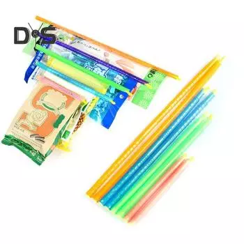 30 шт. набор палочек для запечатывания пакетов, герметичные водонепроницаемые пластиковые стержни для свежести продуктов питания, многоразовые палочки-клипсы для закусок и овощей 30PCS