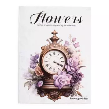 30 шт. наклейки с цветами, серия четырех сезонов, водонепроницаемые эстетические наклейки для девочек-подростков, сделай сам, ноутбук, телефон, скейтборд, наклейка для скрапбукинга синий