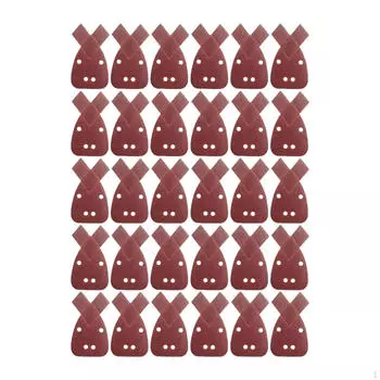 30 шт. насадок для шлифования мышей, совместимых с шлифовальными машинами с треугольными дисками 80 Grits