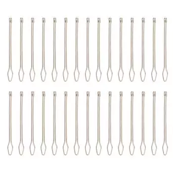 30 шт., нитевдеватель для шнурка, легкое натяжение, защита от ржавчины, эластичный нитевдеватель, инструмент для резинки