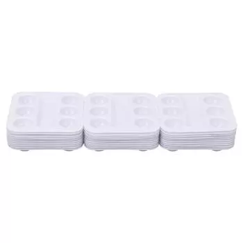 30 шт. одноразовая пластиковая подставка для чернил для татуировки, подставка для пигмента для бровей