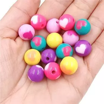 30 шт., ожерелья, модные материалы ручной работы, маркировка ювелирных изделий, двусторонние для серег, персиковые бусины разноцветный