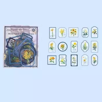 30 шт./пакет DIY Цветочная наклейка для растений Сумка красочная наклейка для скрапбукинга Студент style 2