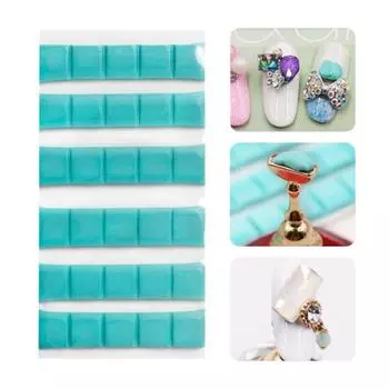 30 шт./пакет, многофункциональный клей для ногтей, без следов, художественный самоклеящийся, устойчивый к падениям инструмент для практики дизайна ногтей белый