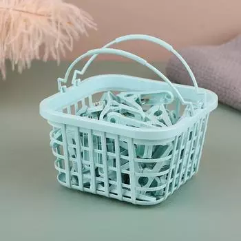 30 шт. Пластиковые прищепки для белья, прищепки для сушки одежды, ветрозащитные зажимы для одежды, маленькие прищепки с корзиной 1