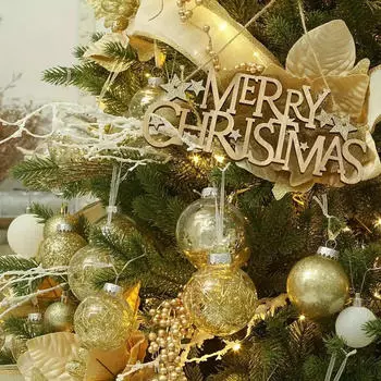 30 шт. подвесных украшений для рождественской елки, рождественские шары, украшения для окон и дома, подвески