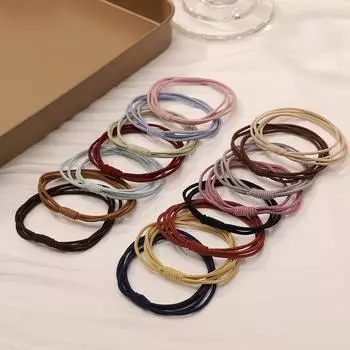 30 шт. прочная повязка на голову кольцо для волос головной убор модный головной убор для девочки милая резинка аксессуары для волос 03