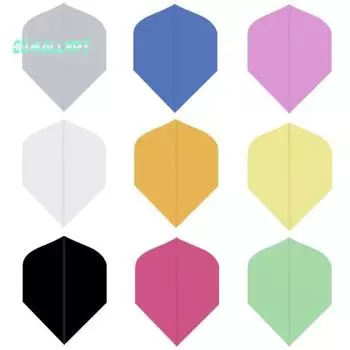 30 шт. профессиональные хвостовые пауки, стандартные аксессуары для хвоста с дротиками чёрный