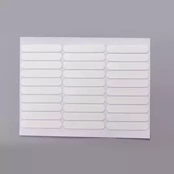 30 шт. прозрачная клейкая лента для ногтей, подставка для накладных ногтей, клейкие наклейки, двусторонняя наклейка, инструменты для маникюра, практика показа белый