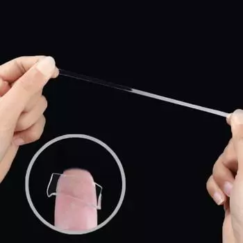 30 шт. прозрачная клейкая лента для ногтей, подставка для накладных ногтей, клейкие наклейки, двусторонняя наклейка, инструменты для маникюра, практика показа красный