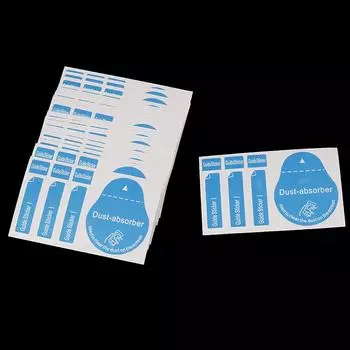 30 шт., пылепоглотитель для сотового телефона, наклейка для защиты от пыли, защитные пленки для экрана