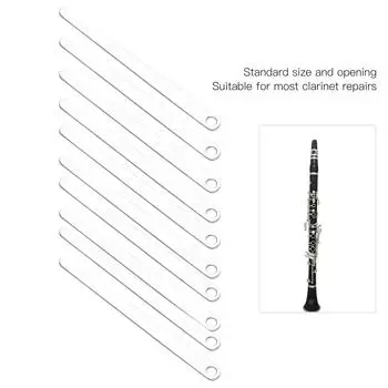 30 шт., ремонтные трости для кларнета, металлические трости, сменные аксессуары для ухода за духовыми инструментами
