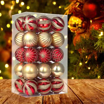 30 шт. Рождественские шары, украшения, безделушки на День благодарения
