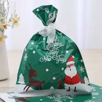 30 шт. Рождественский подарок, конфетные мешочки, веселое рождественское украшение для дома, рождественская вечеринка, украшения, новогодние подарки Navidad Natal 2025