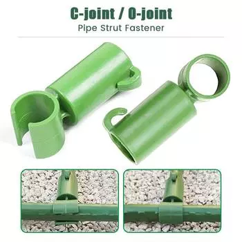 30 шт. сельскохозяйственная теплица для выращивания растений кронштейн полки соединитель для 16 мм трубы садовые верхние столбы фиксированное соединение