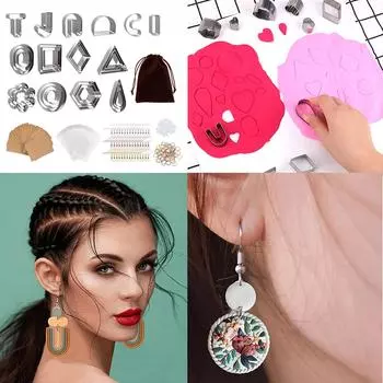 30 шт. Серьги-резаки из нержавеющей стали для самостоятельного изготовления сережек-резаков правильной формы для подарков на праздники для женщин