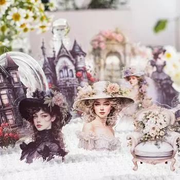 30 шт., серия наклеек для домашних животных «Алиса в саду», материал, идеально подходящий для ведения дневника, принадлежности для скрапбукинга своими руками