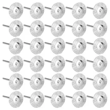 30 шт. Щетка-диск плоская мини-деревянная резьба по дереву удаление ржавчины/коррозии/краски полировка инструменты стальная проволока