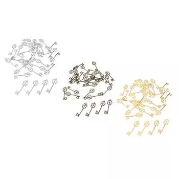 30 шт. старинные ключи полые подвески с подвесками ювелирные изделия DIY изготовление антикварного серебра античная латунь