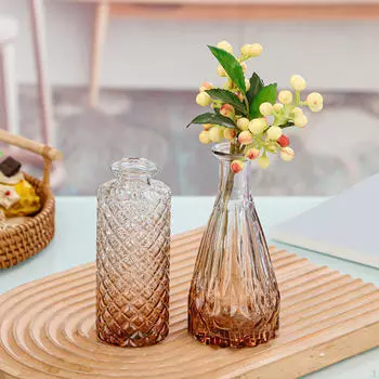 30 шт. стеклянных ваз-бутонов, набор мини-цветочных настольных украшений, центральные элементы для стола, спальни, вечеринки