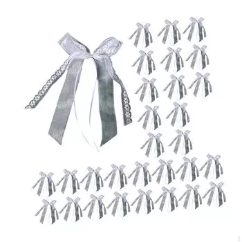 30 шт. свадебных лент и бантов банты ленты своими руками украшения автомобиль бант для Хэллоуина автомобили стулья Style A