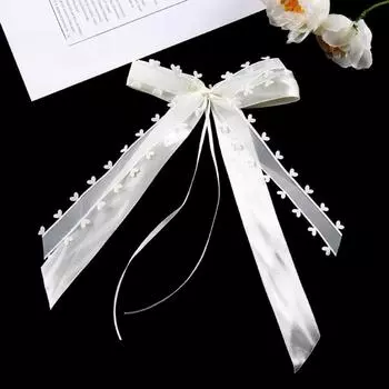 30 шт. свадебный автомобиль подарок белые банты любовь сердце лента для упаковки подарков украшения цветочные корзины подарочная упаковка день рождения вечеринка праздничные подарки декор белый