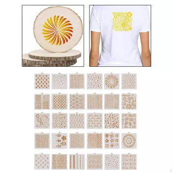 30 шт. трафаретов для художественного творчества, набор трафаретов для тиснения, рисунок своими руками