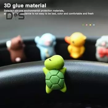 30 шт., украшения для автомобиля из смолы, милые мультяшные клейкие украшения для приборной панели, аксессуары для салона автомобиля 30PCS