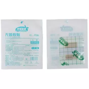 30 шт./упак. Водонепроницаемая перевязочная прозрачная стерильная лента