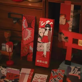 30 шт./упак. Японский стиль винтажные бумажные закладки для книг ретро ветер закладки для страниц книги читатели канцелярские принадлежности для студентов