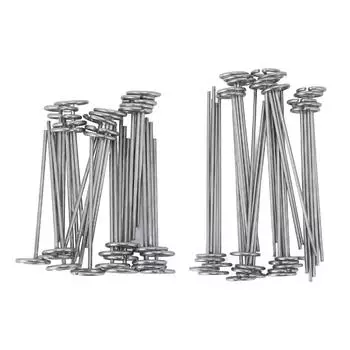 30 шт. Верхние штифты для ландшафтного дизайна, оцинкованные стальные штифты для ландшафтного дизайна, штифты для ландшафтного дизайна 102mm / 4.0in