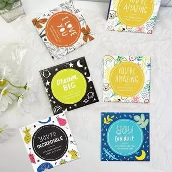 30 шт. вдохновляющие открытки, открывающиеся открытки, полные мыслей для детей, мечта о большом выпускном, разные сообщения, открытки с пожеланиями A
