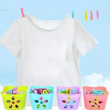 30 шт ветрозащитная одежда, нижнее белье, носки, прищепки, зажимы для сушки с корзиной