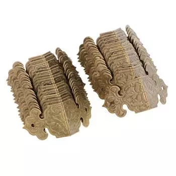 Декоративные угловые протекторы для шкатулки. 30 шт as described