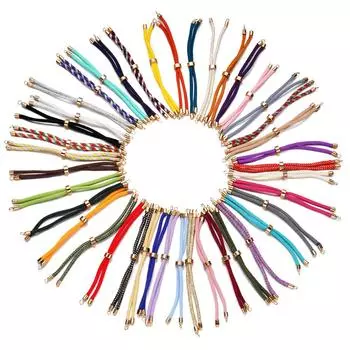 30 шт. витых шнуров для браслета, регулируемый удлинитель, соединительная цепь для самостоятельного изготовления ювелирных изделий ручной работы, аксессуары
