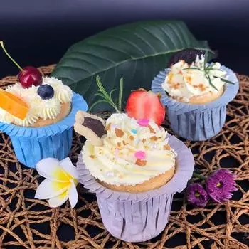 30 шт. вкладыши для кексов, антипригарные одноразовые маслостойкие бумажные формы для выпечки кексов, не выцветающие для дома