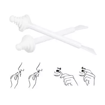 30 шт. восковая палочка для носа, инструмент для удаления волос в носу, набор для удаления волос с помощью воска, безопасная формула пчелиного воска, профессиональные аксессуары для удаления волос 30pcs