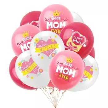 30 шт. воздушные шары для украшения дня матери для декора вечеринки для матери, сувениры