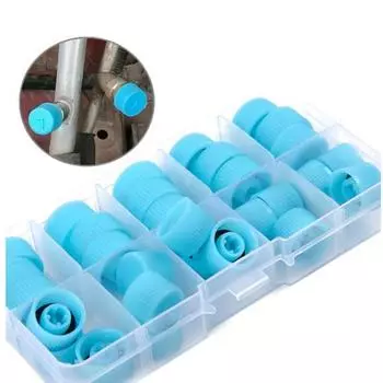 30 шт. Защитные колпачки для клапанов автомобильного кондиционера Пылезащитная крышка зарядного клапана Порт высокого/низкого давления