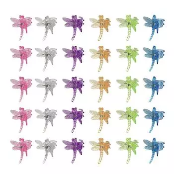 30 шт. зажимы для поддержки лозы в форме стрекозы, симпатичные цветы, инструмент для прививки фаленопсиса, многоразовые зажимы для овощей CHINA