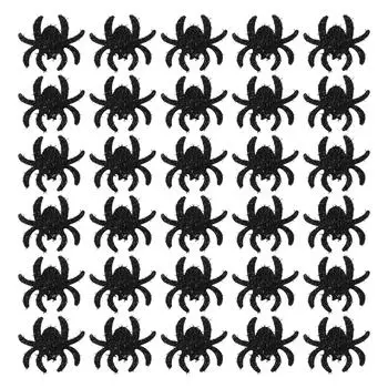 30 шт. жуткие нетканые нашивки в виде паука для самостоятельного изготовления аксессуаров для праздничного костюма, повязка на голову