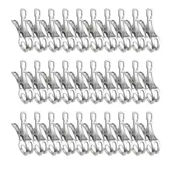 30 штук Многоцелевой зажим для покрытия бассейна Портативные Прочные Ветрозащитные Зажимы для Наземных Бассейнов и Пляжных Полотенец