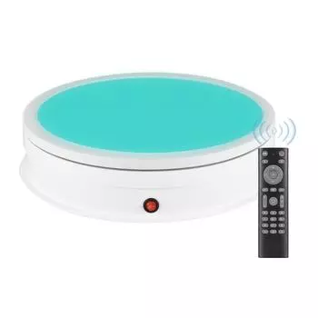 30 см/11,8 дюймов моторизованный вращающийся дисплейный стенд с RGB подсветкой дисплейное основание вращающееся на 360 градусов электрическое белый