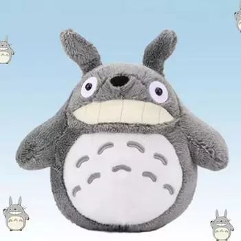 30 см/40 см милый мягкий мультяшный персонаж-животное голый кот плюшевая игрушка анимированный вокруг веселый ребенок спящий компаньон мой сосед Тоторо Teeth Height 30cm